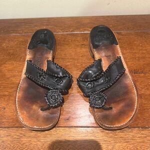 Jack Rogers Black Sandal Size 10